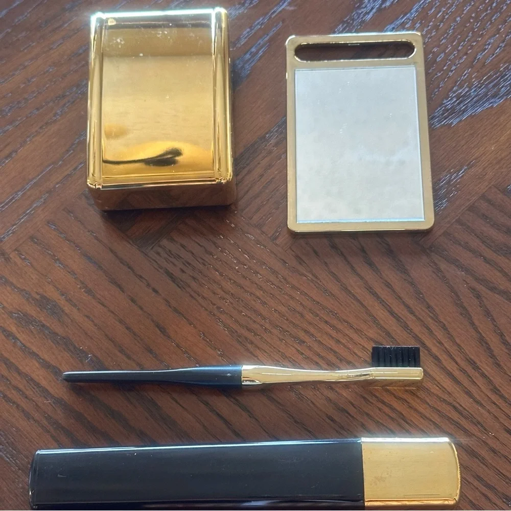 Vintage 1970s Royce Leather Men’s Grooming Kit - Made in Austria Gold Tone Tools - Picture 7 of 17
